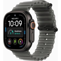 Смарт-годинник Apple Watch Ultra 4 GPS + Cellular 49mm Black Titanium Case with Translucent Black Ocean Band (MJAY4QI/A)