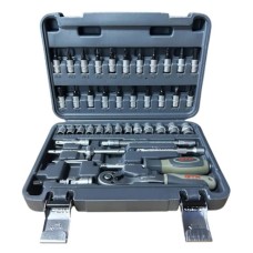 Набір інструментів GTM 46шт. 1/4" 4-14мм, кейс (GTS-046)