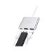 Концентратор HOCO USB-C to USB3.0+HDMI+PD HB14 Silver (6931474725790)