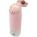 Поїльник-непроливайка FreeON термопляшка, рожева 480 мл (380692)