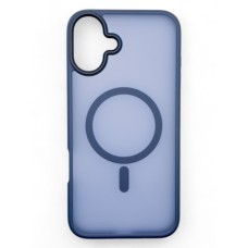 Чохол до мобільного телефона BeCover Metal Buttons Case (MagSafe) для Apple iPhone 16 Blue (712091)