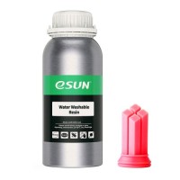 Фотополімерна смола eSUN Resin, Water Washable UV/LCD Red 0,5kg (WATERWASHABLERESINR500G)