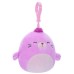М'яка іграшка Squishmallows на кліпсі – Морж Пепе 9 см (SQCP00150)