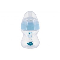 Пляшечка для годування Nuvita Mimic Collection 150мл синя (NV6011AZZURO)