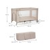 Дитячий манеж Kinderkraft Joy 2 Beige (5902533925124)