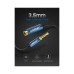 Кабель мультимедійний 3.5mm M to 3.5mm F 1.0m AV118 blue Ugreen (40673)