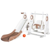 Ігровий майданчик Mealux Cosmo White/Coffee (KD-B022 White/Coffee)