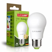 Лампочка Eurolamp LED А50 7W E27 3000K 220V (LED-A50-07273(P))