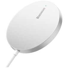 Зарядний пристрій Baseus Simple Mini3 Magnetic Wireless Charger 15W Silver (CCJJ040012)