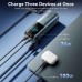 Батарея універсальна Vention 27000 mAh 200W Gray TFT Display Type (FKGH0)