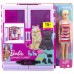 Аксесуар до ляльки Barbie Бузкова шафа для одягу з лялькою (HJL66)