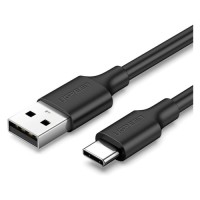 Дата кабель USB 2.0 AM to USB-C 3.0m 3.0A 18W US287 Black UGREEN (60826)