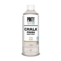 Фарба-аерозоль Pintyplus на водній основі Chalk-finish, Світло-сіра, 400 мл (8429576230406)