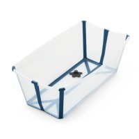 Ванночка Stokke Flexi Bath XL Складна Прозора Синя (535902)