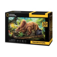 Пазл Cubic Fun 3D National Geographic Dino Трицератопс (DS1052h)