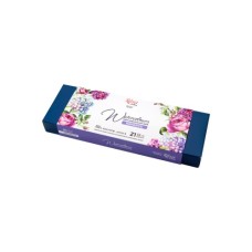 Акварельні фарби Rosa Gallery Romantic в металевому пеналі Бірюза 21 колір кювета (4823098525745)