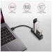 Концентратор AXAGON USB 3.1 to 4xUSB 3.0 0.2m black (HUE-M1A)