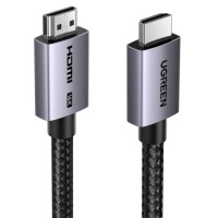 Кабель мультимедійний HDMI M to HDMI M 2.0m V2.2 16K60Hz 96Gbps braided black Ugreen (65900)