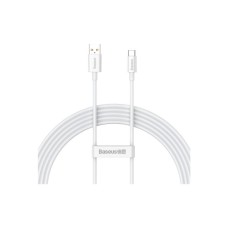 Дата кабель USB 2.0 AM to USB-C 2.0m Superior Fast Charging 100W moon white Baseus (P10320102214-03)