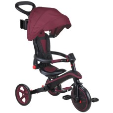 Дитячий велосипед Globber Explorer trike Foldable 4 в 1, бордовий (732-202-2)