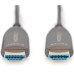 Кабель мультимедійний HDMI M to HDMI M 10m 8K AOC hybrid-fiber black Digitus (AK-330126-100-S)