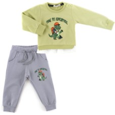 Спортивний костюм дитячий Breeze с динозавриком (22090-80B-green)