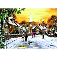 Картина по номерам ZiBi Зимова прогулянка", 40*50 см ART Line (ZB.64114)