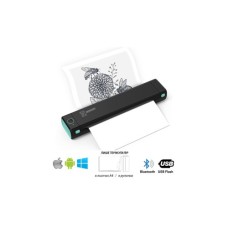 Принтер чеків UKRMARK M08-BK А4, Bluetooth, USB, чорний (00781)