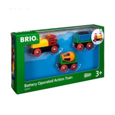 Залізниця Brio Товарний потяг на батарейках, 3 елементи (33319)