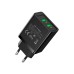 Зарядний пристрій Vention 2xUSB 36W (2xUSB-A) QC3.0 black (FBAB0-EU)