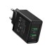 Зарядний пристрій Vention 2xUSB 36W (2xUSB-A) QC3.0 black (FBAB0-EU)