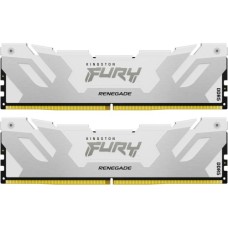 Модуль пам'яті для комп'ютера DDR5 32GB (2x16GB) 6400 MHz Renegade White XMP Kingston Fury (ex.HyperX) (KF564C32RWK2-32)