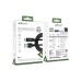Дата кабель USB 2.0 AM to USB-C 1.2m 3A nylon with LED C7-04 black Acefast (6974316282785)