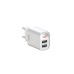 Зарядний пристрій XO L95 (2USB/2.4A) + USB - Lightning White (XO-L95-L)
