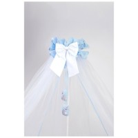 Дитячий постільний набір Верес Балдахін Summer Bunny blue (158.2.01)