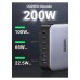 Зарядний пристрій Ugreen 6xUSB 200W (4хUSB-C+2xUSB-A) Gan CD271 (40914)