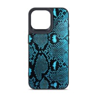 Чохол до мобільного телефона Harder Genuine Snake Apple iPhone 15 Pro Max Dark Blue (ARM76784)