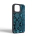 Чохол до мобільного телефона Harder Genuine Snake Apple iPhone 15 Pro Max Dark Blue (ARM76784)