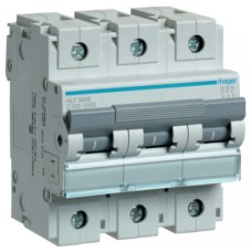 Автоматичний вимикач Hager 3-п. C 100А (10kA) (B) (HLF390S)