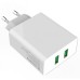 Зарядний пристрій ColorWay 2USB Quick Charge 3.0 (36W) (CW-CHS017Q-WT)