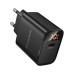 Зарядний пристрій BOROFONE BA97A Ilustre USB-C PD30W digital display Black (6941991120480)