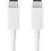 Дата кабель USB-C to USB-C 1.8m White 3A Samsung (EP-DX310JWRGRU)