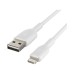 Дата кабель USB 2.0 AM to Lightning 1.0m 12W PVC (2 Pack) White Belkin (CAA001BT1MWH2PK)
