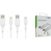 Дата кабель USB 2.0 AM to Lightning 1.0m 12W PVC (2 Pack) White Belkin (CAA001BT1MWH2PK)