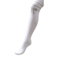 Колготки дитячі UCS Socks з бантом (M0C0301-1441-5G-white)