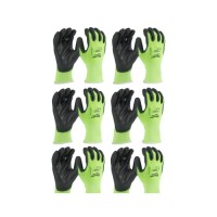 Захисні рукавиці Milwaukee Hi-Vis Cut размер L/9, 12 пар (4932492915)
