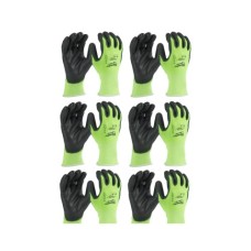 Захисні рукавиці Milwaukee Hi-Vis Cut размер L/9, 12 пар (4932492915)