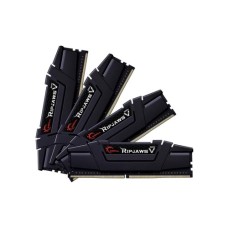 Модуль пам'яті для комп'ютера DDR4 128GB (4x32GB) 3600 MHz RipjawsV Black G.Skill (F4-3600C18Q-128GVK)