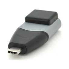 Перехідник USB-C to RJ45 1000Mbps black Voltronic (YT-A-Type-C(M)/RJ-45(F)-B/27019)