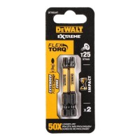 Набір біт DeWALT IMPACT TORSION, ударні, T25, L=57 мм, 2 шт (DT70534T)